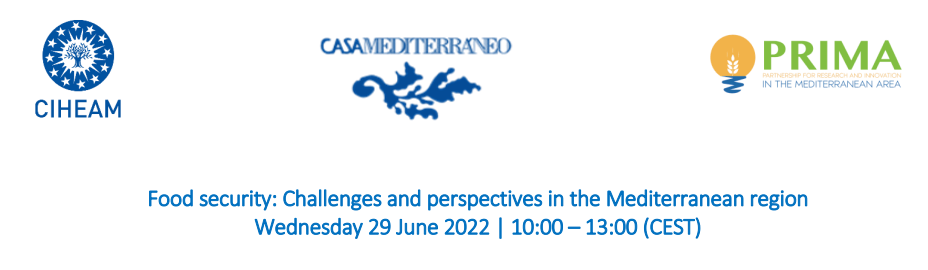 Food security: Challenges and perspectives in the Mediterranean region