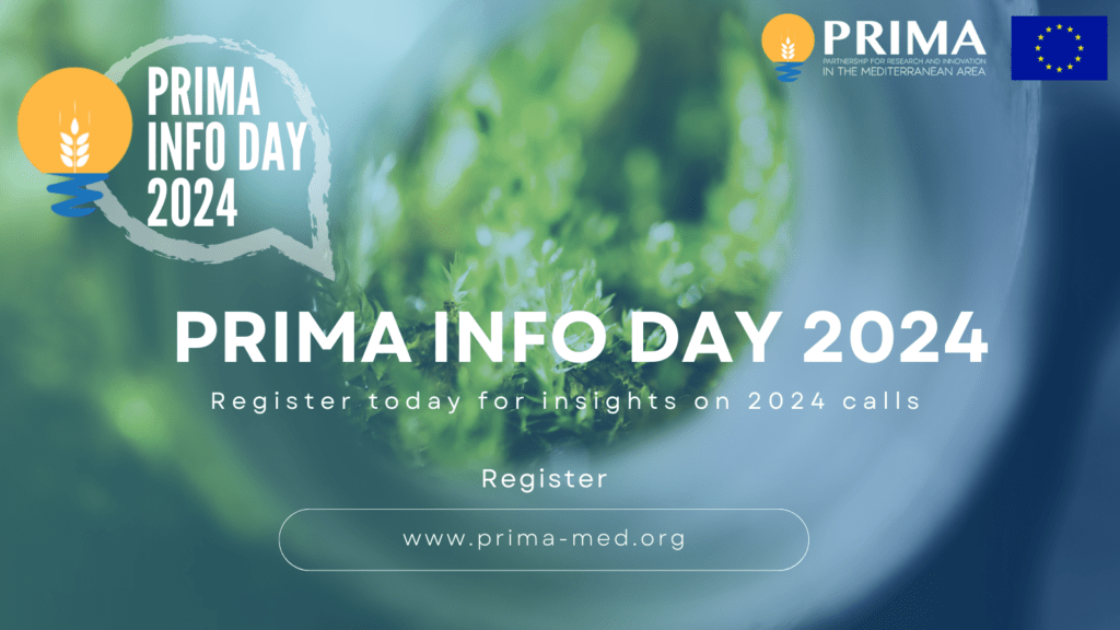 Secure your spot: PRIMA Info Day 2024, register today for insights on 2024 calls!