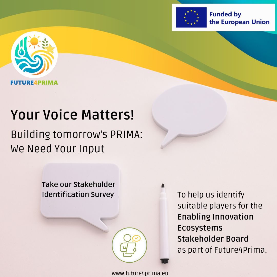 PRIMA: Partnership for Research & Innovation in the Mediterranean area